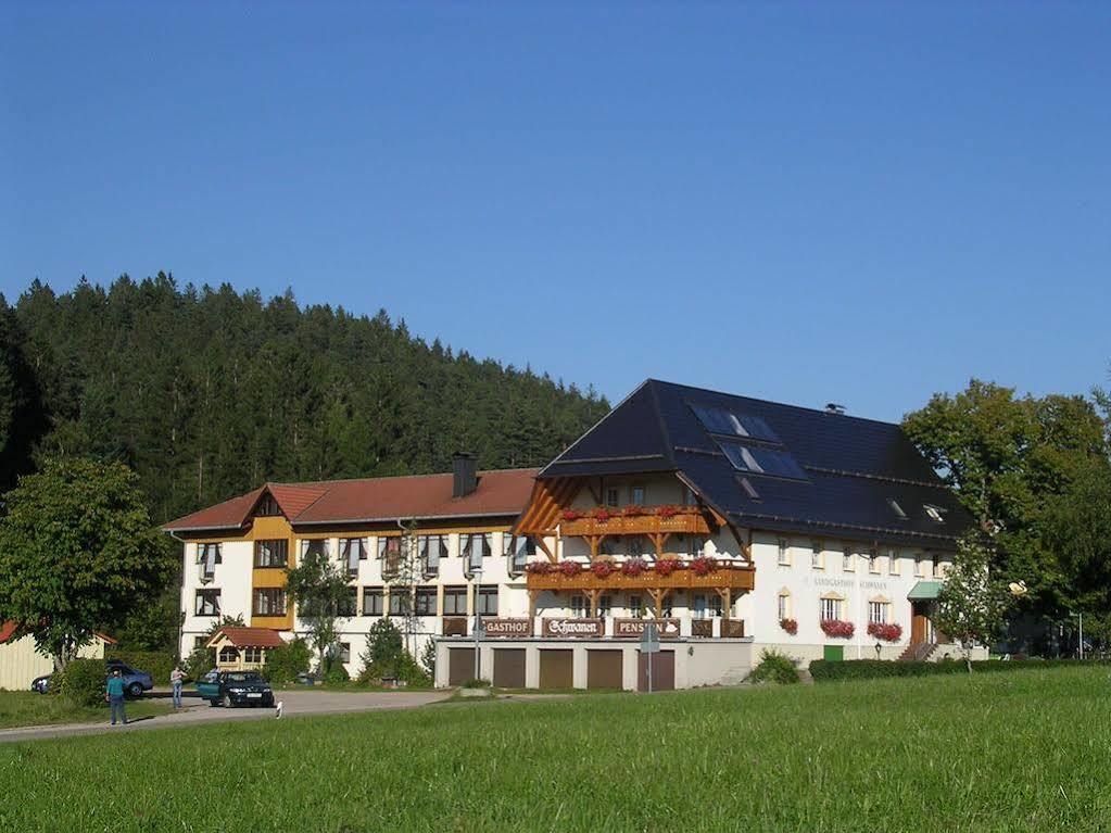Landgasthof Zum Schwanen Горнберґ Екстер'єр фото