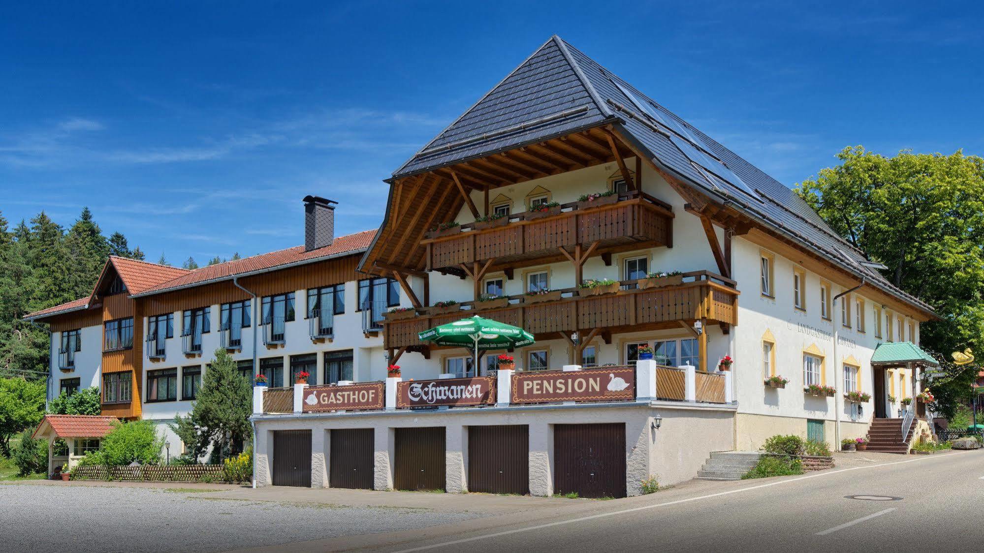 Landgasthof Zum Schwanen Горнберґ Екстер'єр фото