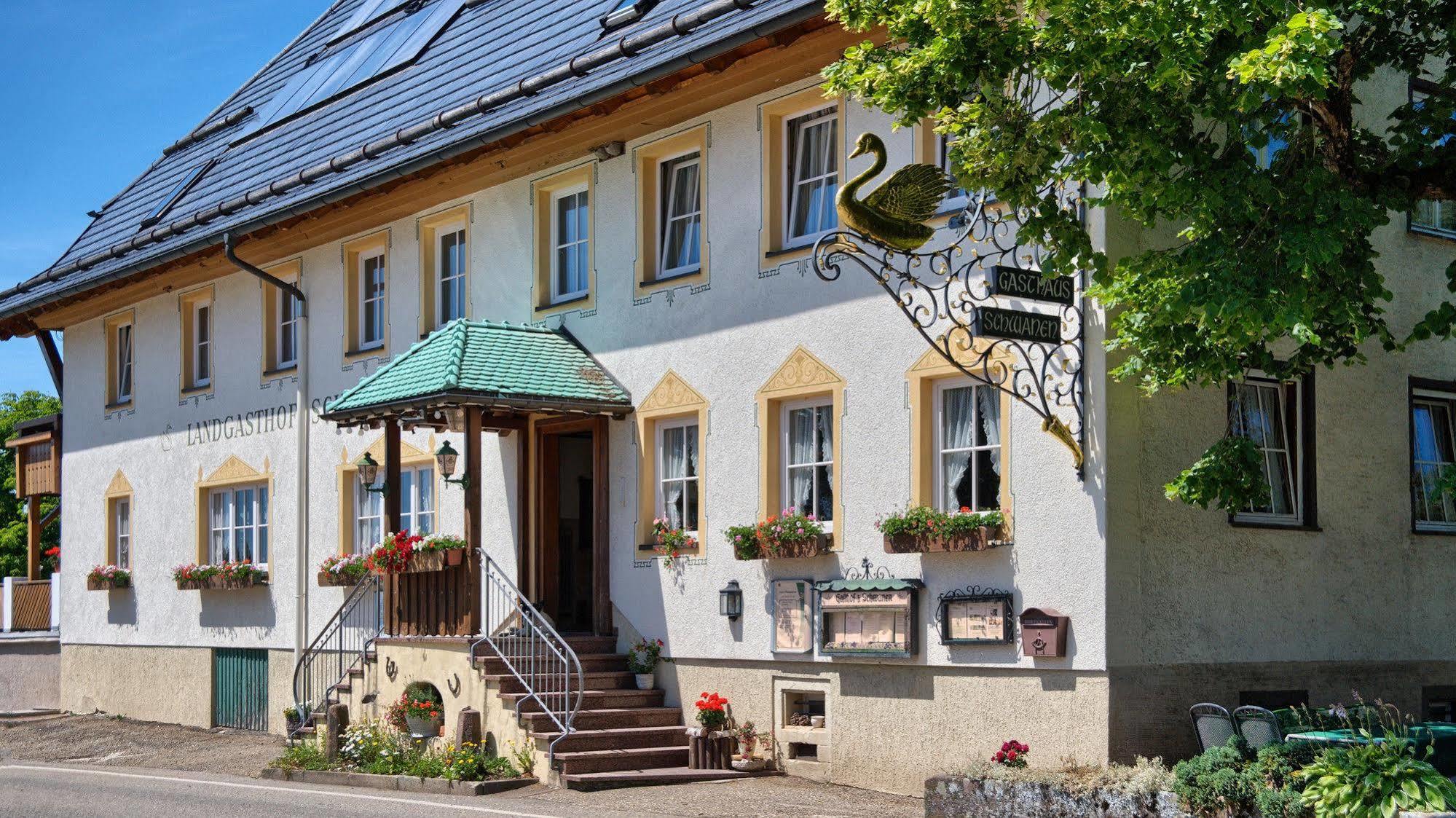 Landgasthof Zum Schwanen Горнберґ Екстер'єр фото